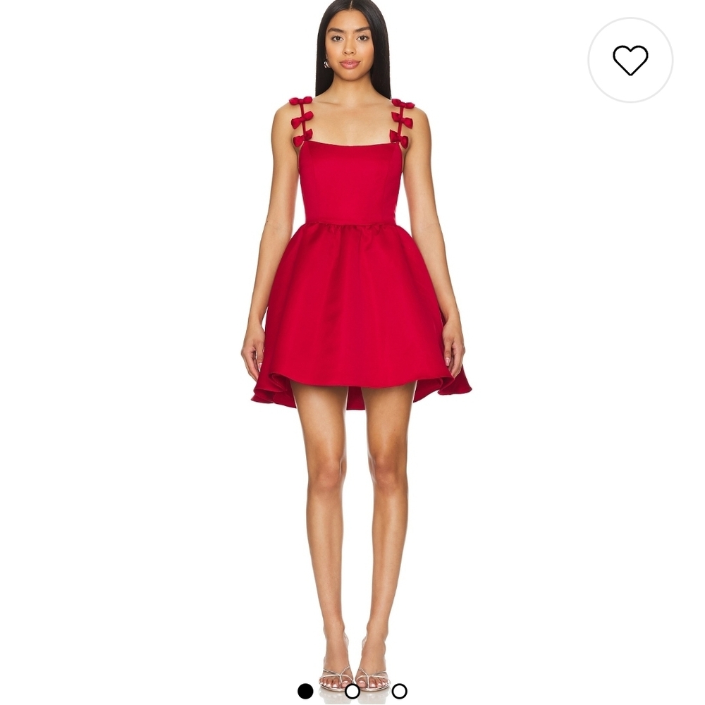 Elliatt Red High Low Fit and Flare Dress for Prom